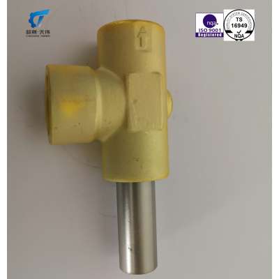 Brass valve spare parts Zhejiang Ningbo supplier valve body auto spare parts