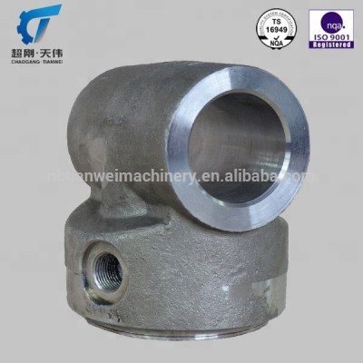 Professional OEM alloy steel cast part marine cylinder bottom investment casting parts