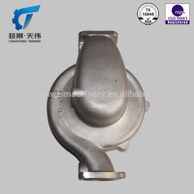 ISO9001 OEM stainless water pump body lost wax casting