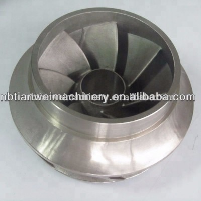 304 stainless steel impeller, investment casting parts, silica sol casting process