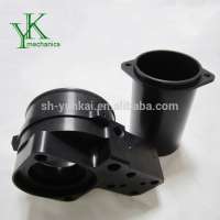 CNC machining metal frame, black color anadizing, customized OEM part