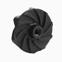 Power Plant Rubber Coated Slurry Solid Transfer Sand Pump Impeller For Mud Pumps